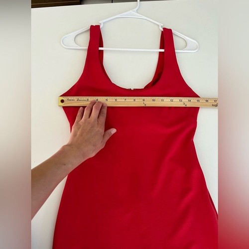 L'AGENCE Roxanne Bodycon Midi Tank Dress in Rouge Sz Small - Picture 9 of 14
