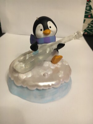Groovin Guitar Storyteller Power Cord Christmas Disney Hallmark Ornament NIB
