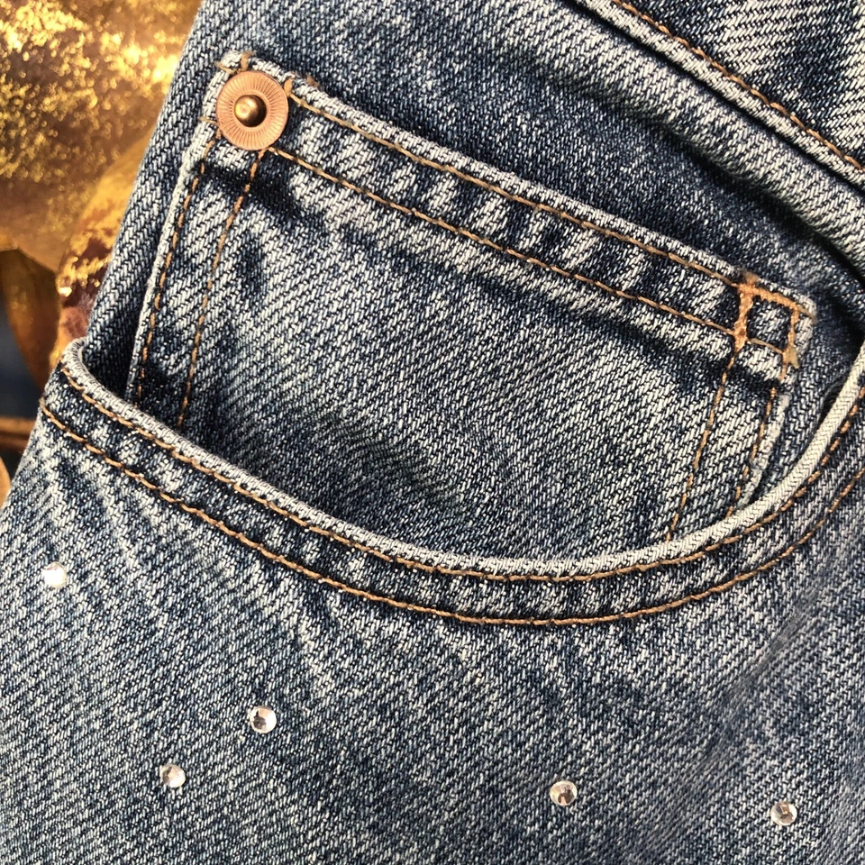 H M Diamanté Jeans 14 - Image 4 of 4