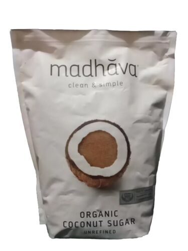 Madhava Organic Unrefined Coconut Sugar, 3 lbs Bag, - 第 1/3 張圖片