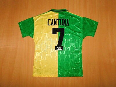 Manchester United CANTONA M MEDIUM 1992 away shirt jersey
