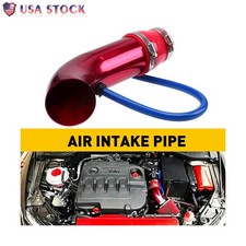 76mm 3" Car Cold Air Intake Filter Induction Kit Pipe Power Hose System Aluminum