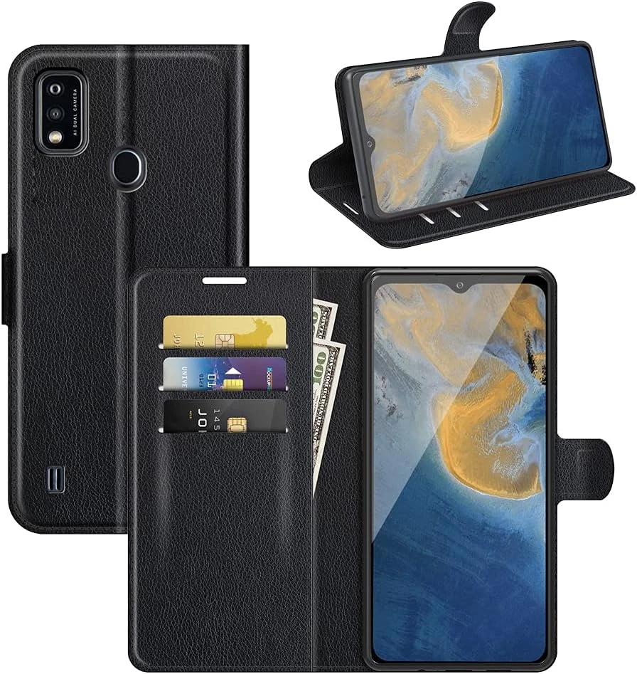Custodia A Portafoglio Per ZTE Blade A73 4G Con Motivo Animale - Cover Flip In Pelle Siliconica Magnetica, Antiurto Con Cordino - Nastro