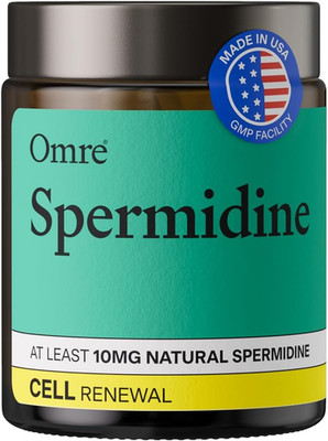 OMRE Spermidine Supplement (10mg of Non-Synthetic Spermidine) - 3rd-Party Tested