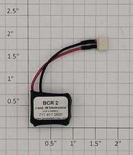 J W BCR2 3 Volt Battery Component Replacement for MTH PS2 Engines  50 