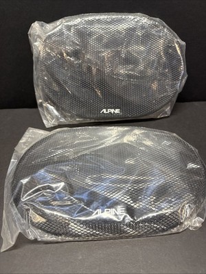Vtg Alpine 6x9 Mesh Speaker Grills New In Plastic