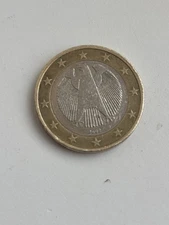 Very Rare 1 euro coin 2002 Germany, NO  MINT LETTER !