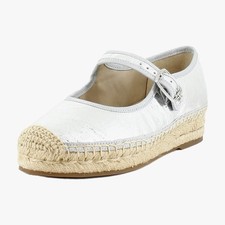 Sam Edelman Mackie Womens Flats Silver Leather