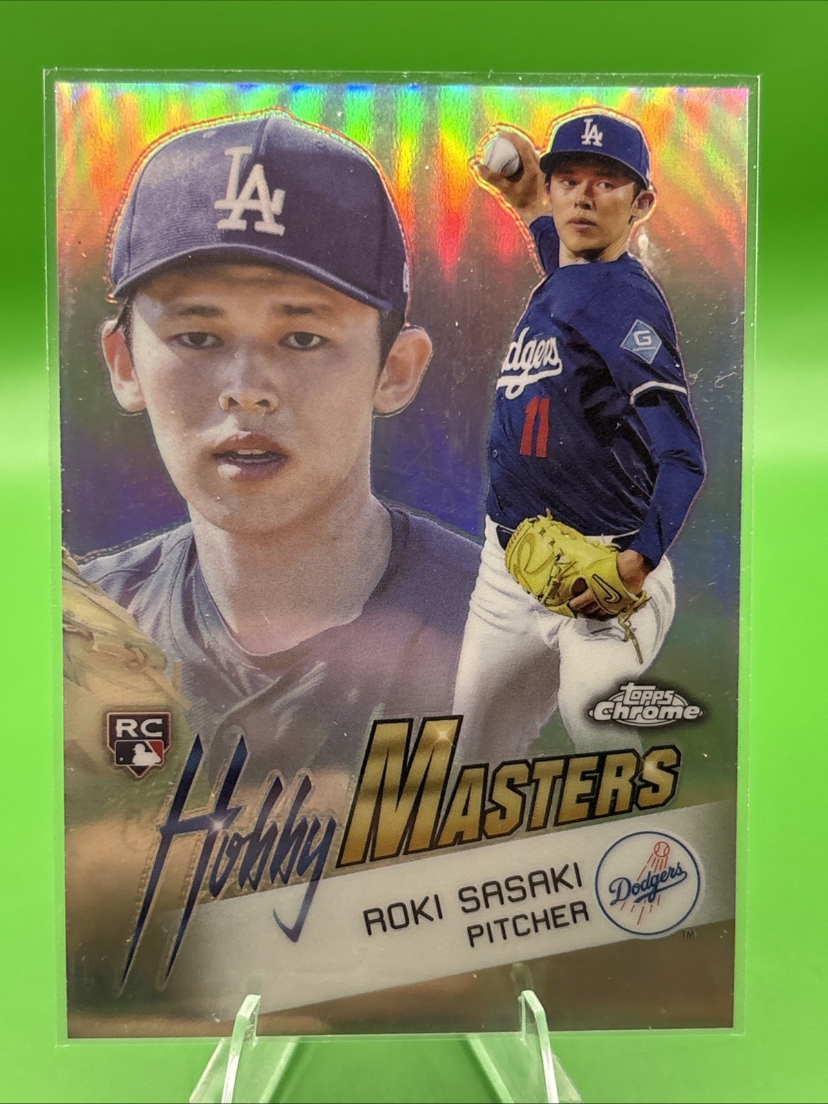 Roki Sasaki 2025 Topps Chrome #HM-19 Hobby Masters Rookie RC