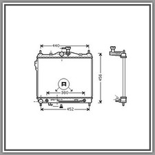 Radiateur Hyundai GETZ
