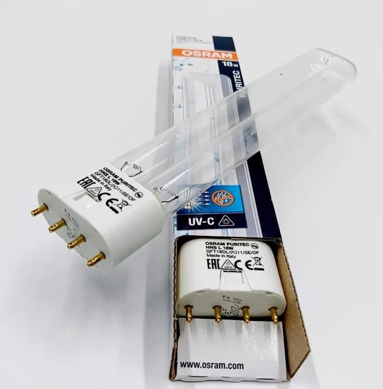 OSRAM PURITEC HNS L 18w Tube 4pin 2G11 Compact UVC Germicidal lamp UV light bulb - Image 3 of 3