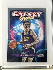 2024 Topps Chrome Cosmic - John Stockton - Galaxy Greats - 19181