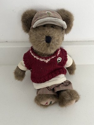 Vintage 10'' Boyds Bears Putter T. Parfore Golfer Bär #918339 Plüschtier Teddy Geschenk
