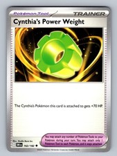 Cynthia's Power Weight 162/182 Uncommon SV10: Destined Rivals NM Pokemon TCG