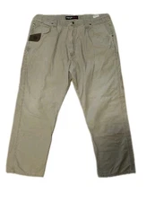 Wrangler Riggs Workwear Cargo Pants Mens 42x32 Tan Utility Carpenter Outdoor