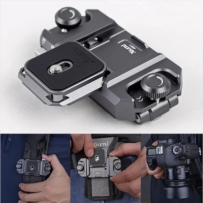 PQ-38 Quick Release Plate Sturdy XQD-1 Camera Capture Clip For Backpack Strap Ki