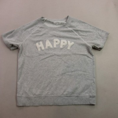 Grayson Threads Shirt Womens Medium Happy Short Sleeve Crew Neck Lightweight