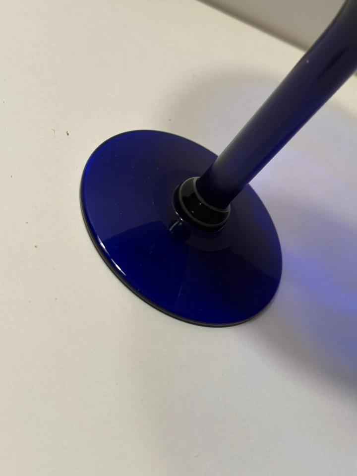 1 Pier 1 Imports 7" azul cobalto 8 oz tallo Martini vaso de cóctel MCM Bar Foto 3 de 3