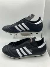 Adidas Copa Mundial Leather Black White Soccer Cleats 015110 Size 10