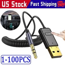 Wireless USB Bluetooth 5.0 Audio Transmitter Receiver Adapter For PC TV Car LOT