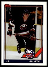 1991-92 Topps !! Bill Berg Rookie New York Islanders #122