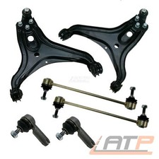 2x QUERLENKER 2x SPURSTANGENKOPF 2x KOPPELSTANGE VORN FÜR AUDI 1.8-2.8 90-96