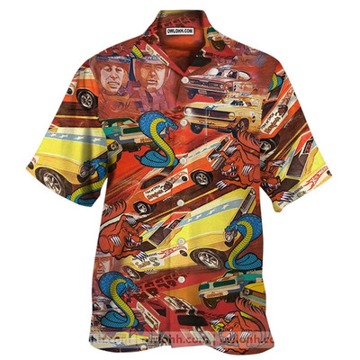 Drag Racing Snake And Mongoose Hawaiian Shirt