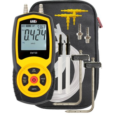 UEi EM720SPKIT Hi-Res Differential Manometer Kit