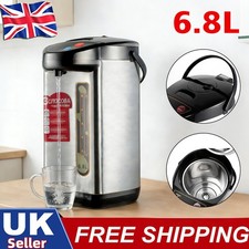 6.8L Hot Water Dispenser 304 Stainless Steel 3 Temp Settings Auto Shut-off LED