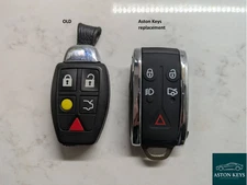 Aston Keys -Aston Martin Vantage/DB9 Upgrade Volvo Remote Key Fob Shell