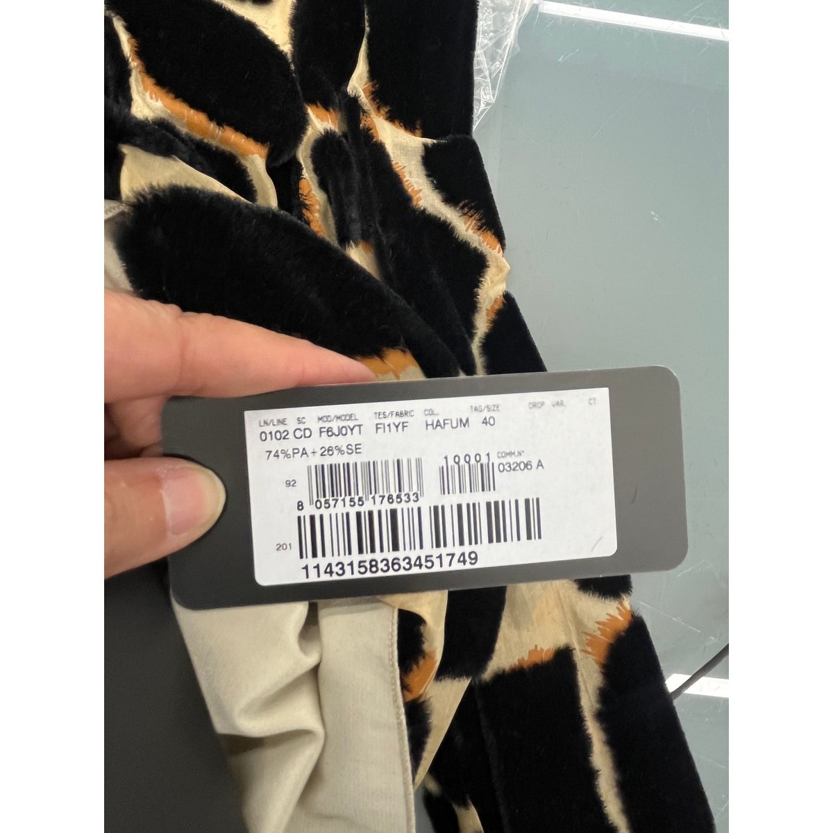 【⑥】 NWT DOLCE & GABBANA Runway Giraffe Print Mini Dress Brown IT 40