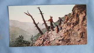1890's Ouray County Colorado Miners Blacksmith Colorized W. Jackson Photograph