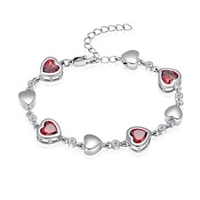Heart Cremation Bracelet for Ashes - Urn Bracelet Memorial Keepsake Jewelry - 02