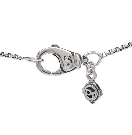 Collar Colgante Mujer David Yurman S/S Ónix Negro 8mm Pequeño Chatelaine Foto 2 de 3