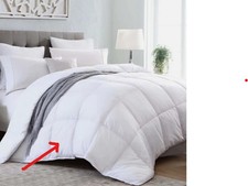 Kingsley Trend Queen Comforter Duvet Insert All Season Quilted Soft Blanket-New