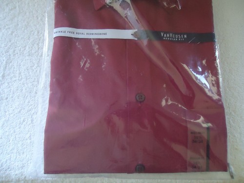 Van Heusen Regular Royal Herringbone Lava 15 1/2 34/35 Langarmshirt - Bild 3 von 7