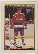 1990-91 Bowman Hat Tricks Glossy John Druce #16 07u9