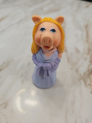 Vintage Fisher Price Muppets Miss Piggy Finger Stick Puppet 3.5  1976-1978