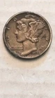 1943-P Mercury Silver Dime, Very Fine Condition, But You Judge.    D1