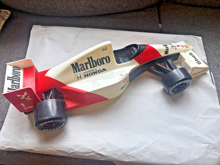 MARLBORO Vintage SENNA Formula One CAR Cigarette POS Advertising F1 Tobacco RARE