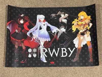 SDCC 2025 VIZ MEDIA RWBY 12x18 Poster Ruby Weiss Blake Yang