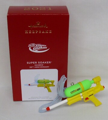 Hallmark Ornament Nerf Super Soaker 2021 Hasbro Water Gun 30th ...