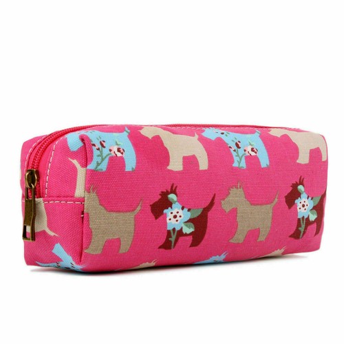 Pencil Pen Case Cosmetic Make Up Bag Storage Pouch Owl Butterfly Floral Birds - Picture 50 of 64