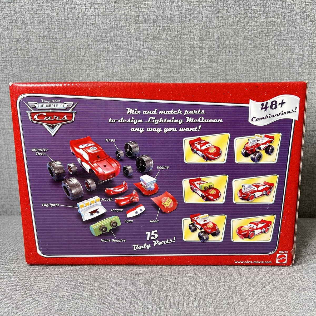 ギアーアップ アンド ゴー ライトニング・マックィーン マテル Gear Up N Go Lightning McQueen Disney Pixar Cars World of