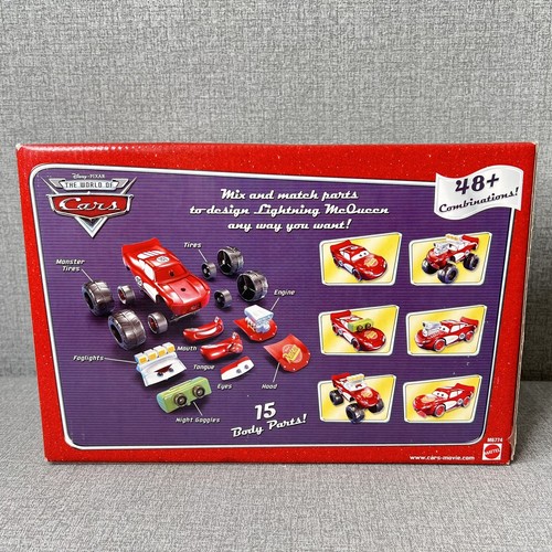 Gear Up N Go Lightning McQueen Disney Pixar Cars World of Cars Mattel - Picture 3 of 8