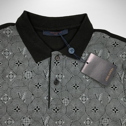 Louis Vuitton Black Polo Shirt With 