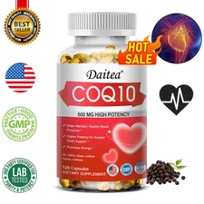 Coenzyme Q10 - 30TO120 Capsules High Dose Vegan Ubiquinone, No Additives