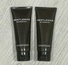  2 Givenchy Gentleman Hair and Body Wash Shower Gel 2.5 oz Travel