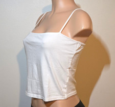 Divided Tanktop By H M , White, Large