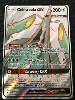 Celesteela GX 163/214 Holo Full Art Unbroken Bonds Pokemon Card NM/Mint